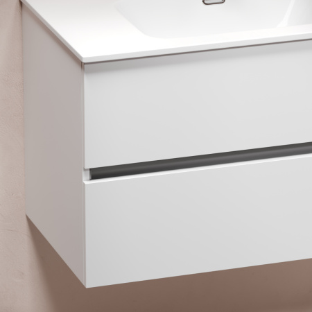 Тумба под раковину Sancos Urban UR80W 80х50 подвесная цвет белый